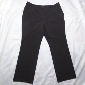 NEW YORK & COMPANY womens PANTS purple PLUM career PETITE trousers SIZE 14